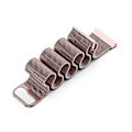 Miniatyrbillede 2 af 3: Udskiftningsrem i rustfrit stål, magnetisk Milan-modearmbånd til Samsung Galaxy Watch 3 rose pink 22mm
