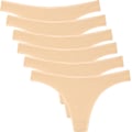 Miniatyrbild 1 av 4: 6-pack bomullsdamunderkläder Andas Trosor Bikini