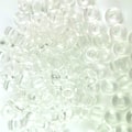 Miniatyrbillede 1 af 3: 6 x 9 mm ponyperler Transparente flerfarvede blanding af plastakryl Bulk Craft ponyperler (klar)