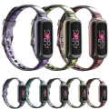 Miniatyrbild 5 av 5: For Fitbit Luxe Silikon Integrerad Klockarmband QWF Purple