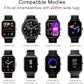 Miniatyrbillede 3 af 5: Betalt elastisk rem til Amazfit GTS 4 / GTS M / GTS 3 / GTS 2 / GTS 2e