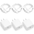 Miniatyrbild 1 av 5: 3-pack Iphone 14 13 12 11 snabbladdare,【Apple Mfi