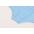 Miniatyrbilde 3 av 5: Kvinners Sexy Lang Arm Mesh Crop Top Solid Cover Up Spaghetti Stropp Slim Fit