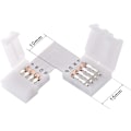 Miniatyrbilde 3 av 5: 4-pinners RGB LED-lysstripekoblinger - Ideell for flerfargede LED-striper (20 stk.)