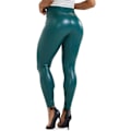 Miniatyrbillede 4 af 5: Kvinde Kunstlæder Leggings Bukser PU Elastisk Formgiven Hofte