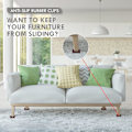 Miniatyrbillede 4 af 9: 3X3 Gummikop til Møbelhjul, Skridsikre Møbelpuder, Anti-Slip Gripper, Anti-Skrid, Anti-Slide Gulvbeskytter til Seng, Sofa Stoppere (Brun, 8 Pak)