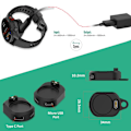 Miniatyrbild 4 av 5: Laddningsdocka Adapter för Garmin Watch med typ C