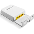 Miniatyrbillede 1 af 5: 4-Port Gigabit PoE Extender - 1000Mbps, 30W, 100m Rækkevidde - Vandtæt til Udendørs Kameraer