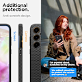 Miniatyrbillede 6 af 6: Liquid Air Designet til Galaxy A35 5G Cover (2024) - Mat Sort Mat Sort A35