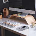 Miniatyrbild 7 av 7: Musmatta handledsstöd, ergonomisk musmatta med handledsstöd, datormusmattor smärtlindring tangentbord handledsstöd med underläggsset, halkfri