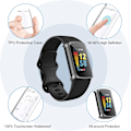 Miniatyrbild 5 av 5: 4-pack fodral för Fitbit Charge 5 - TPU-fodral med full täckning