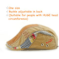 Miniatyrbillede 2 af 5: Herre Beret Hat Justerbar Newsboy Cap: Gatsby Style