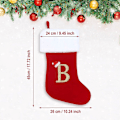 Miniatyrbild 6 av 7: Juldekoration Jul Julgåvor Jul Alphabet Ornament Julstrumpa Julstrumpa Gåva Godis Kläder Karaktär