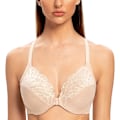 Miniatyrbild 3 av 3: Kvinnors Racerback Front Closure Full Coverage Ovadderad Plus Size Bygelbehå