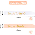 Miniatyrbild 2 av 5: Möhippatillbehör Sashes - Bride to Be och Team Bride Sashes