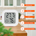 Miniatyrbillede 5 af 5: Termometer Hygrometer Temperaturmonitor med Smart App