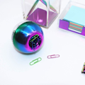 Miniatyrbild 3 av 5: Metllic Rinbow n Hållare Memo Orgnizer Prova Pr Klipphållare Set wi Cler akryl Kropp för Skrivbordstillbehör Orgnizers Skrivbordsdispenser Metallic Style
