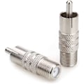 Miniatyrbillede 4 af 5: Tv T/F-kontakt stik til Rf koaksialantenneadapter type F