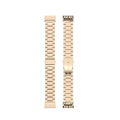 Miniatyrbillede 2 af 5: Til Garmin Forerunner 35 / 30 Universal Tre Perler Rustfrit Stål Urrem ISM Champagne Gold
