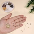 Miniatyrbillede 4 af 5: Små Skrueskruer - 600 stk. Tiny Metal Skrueskruer til Smykkefremstilling