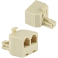 Miniatyrbillede 1 af 5: Rj11 Duplex vægudtag Adapter Dual Phone Line Splitter Wall