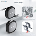 Miniatyrbillede 5 af 9: Indtrækkeligt USB C-kabel, Mini 60W USB C til USB-C PD Hurtigopladning + Apple Watch-oplader, 2 i 1 USB C til Ligh-tning Rejseopladerkabel
