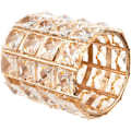 Miniatyrbillede 5 af 8: n ncil Continer Holder Office Desk ccessories Continer Mke Up Brushed Storge Box (Crystl,Gold)  Crystl,Gold  Crystal,Gold