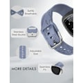 Miniatyrbillede 3 af 5: Graverede silikone remme til Fitbit Versa 4/Sense 2/Versa 3/Sense