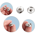 Miniatyrbilde 3 av 5: Metalltrykknapp - perfekt for lukking i håndverk (15 mm)