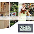 Miniatyrbillede 5 af 5: Mini Hygrometer Termometer - Digitalt indendørs hygrometer
