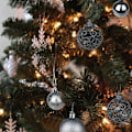 Miniatyrbillede 4 af 5: 1,57\" Julekugle Ornamenter 42 stk. Juletræ Dekorationer Sæt