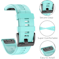 Miniatyrbilde 4 av 5: QuickFit Silikonurrem - Erstatningsrem for Fenix 5 Plus, Fenix 6/7, Forerunner 935/945 og mer