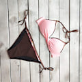 Miniatyrbild 4 av 4: Push-up set med halterhals och stringtrosor