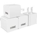 Miniatyrbild 1 av 5: USB väggladdare Block 4Pack 5V 1A Cube USB Plug Power