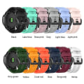 Miniatyrbilde 2 av 5: For Garmin Fenix 5x Puls 26mm Silikonur Black