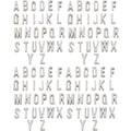 Miniatyrbillede 1 af 5: Alfabetiske bogstavcharms 104 stk. A-Z til DIY-smykker