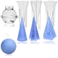 Miniatyrbillede 1 af 4: 4 stk. forme sæt - Plast lysfremstillingssæt - DIY lys