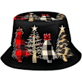Miniatyrbillede 1 af 5: Juletema Spandau Hat Unisex Jule Solhat Fiskerhat til