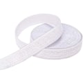 Miniatyrbild 2 av 5: Elastiska band för sömnad 1 tum 32 yards vit stickad elastisk spole hög