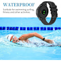 Miniatyrbild 5 av 5: Ersättningsband för Garmin GPS Running Smartwatch Band, mjukt silikon