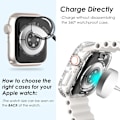 Miniatyrbillede 6 af 6: 2 i 1 Bling Vandtæt Etui til iWatch Series 8