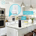 Miniatyrbillede 2 af 5: Smart indbygget stikkontakt 2Ac+ USB stikkontakt 2 Ac-stik Wifi