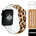 Miniatyrbillede 1 af 3: iWatch Silikonesportsrem med Cheetah 42mm Print