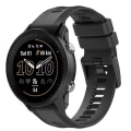 Miniatyrbild 1 av 5: För Garmin Fenix 5 Plus 22mm Solid Color Silikon Armband JRE Black
