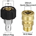 Miniatyrbillede 2 af 5: Højtrykssæt - Quick Connect Swivel Tilbehør