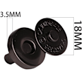Miniatyrbilde 2 av 5: Magnetiske trykknapper for vesker, 6-pakning, 18 mm