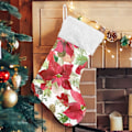 Miniatyrbild 1 av 7: Julklapp, personliga julklappsstrumpor 2-pack Jul Vinter Julstjärna Blomma 45,7 cm Julstrumpor Hängande Ornament Ka