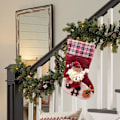 Miniatyrbild 6 av 6: Julstrumpa Tomtestrumpa, Julsäckor Hängande Strumpor Julgodispåse Julstrumpor Ornament För Jul