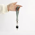 Miniatyrbillede 3 af 5: 2 stk. Nøglering Armbånd Håndlavet Wristlet Nøglering Nøglering