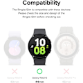 Miniatyrbild 2 av 5: Slim [Anti-Yellowing Material / 2-pack] Kompatibel med Galaxy Watch 5 44mm Skal för Minimalistisk, Solid Transparent Skydd + Extra Färg för Kvinnor, Män